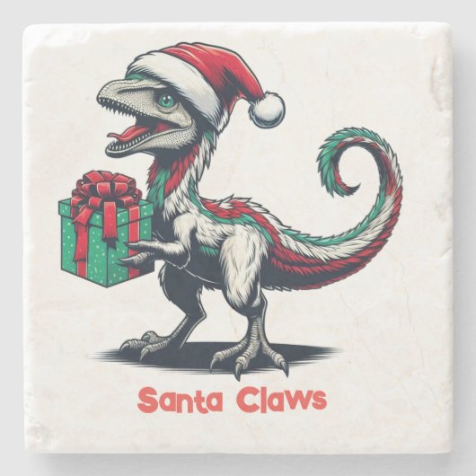 Weihnachtsvergewaltiger Steinuntersetzer (Vorderseite)