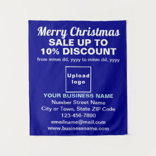 Weihnachtsverkauf auf Blue Tapestes Wandteppich