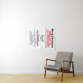 Weihnachtsverkauf auf weißem Band Wandteppich (Beispiel (Horizontal))