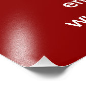 Weihnachtsverkauf für Geschäftskunden in Rotem Fot Fotodruck (Ecke)