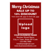 Weihnachtsverkauf für Geschäftskunden in Rotem Fot Fotodruck (Vorne)