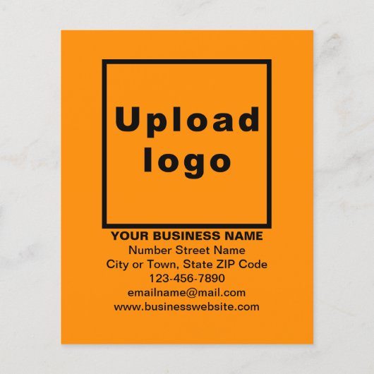 Weihnachtsverkauf in Orange Color Flyer (Hinten)