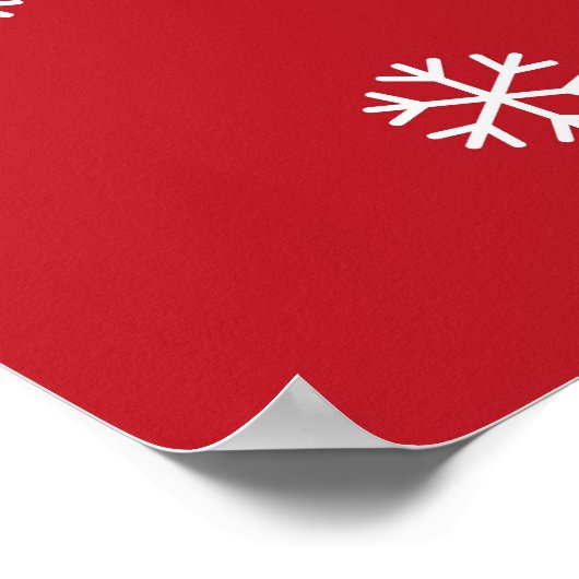 Weihnachtsverkäufer Poster, Weihnachtsverkauf Sign Poster (Ecke)