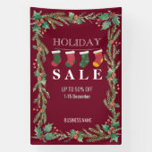 Weihnachtsverkaufswerbung für Blume Banner (Vertikal)