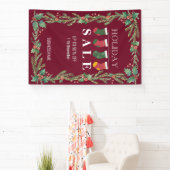 Weihnachtsverkaufswerbung für Blume Banner (InSitu)