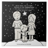 Weihnachtsverkehr Fliese (Vorderseite)