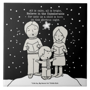 Weihnachtsverkehr Fliese