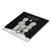 Weihnachtsverkehr Fliese (Seite)