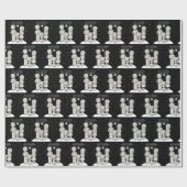 Weihnachtsverkehr Geschenkpapier (Flach)