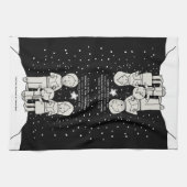 Weihnachtsverkehr Geschirrtuch (Horizontal)