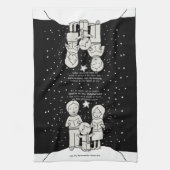 Weihnachtsverkehr Geschirrtuch (Vertikal)