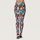 Weihnachtsverkehr Leggings (Rückseite)