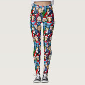 Weihnachtsverkehr Leggings (Vorderseite)