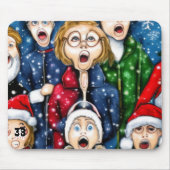 Weihnachtsverkehr Mousepad (Vorne)