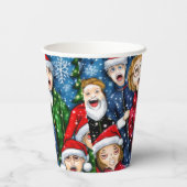 Weihnachtsverkehr Pappbecher (Rückseite)