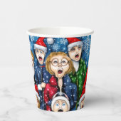 Weihnachtsverkehr Pappbecher (Links)