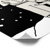 Weihnachtsverkehr Poster (Ecke)