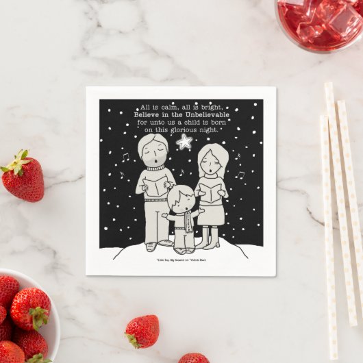 Weihnachtsverkehr Serviette (Beispiel)