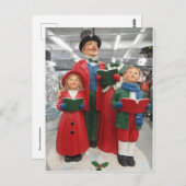 Weihnachtsverkleidung Postkarte (Vorne/Hinten)