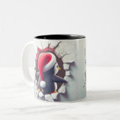 Weihnachtsverpackung für die Tasse (Vorderseite Links)