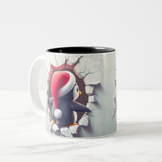 Weihnachtsverpackung für die Tasse (Vorderseite Links)