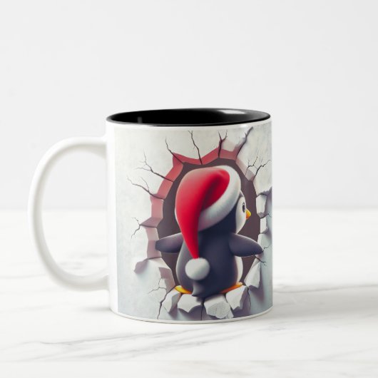 Weihnachtsverpackung für die Tasse (Links)