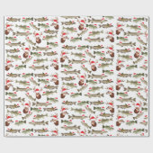 Weihnachtsverpackung, Geschenkpackung, Hirsch, Fis Geschenkpapier (Flach)