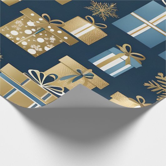 Weihnachtsverpackung Geschenkpapier (Ecke)