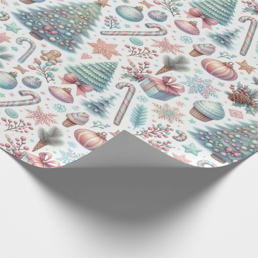 Weihnachtsverpackung Geschenkpapier (Ecke)