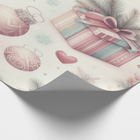 Weihnachtsverpackung Geschenkpapier (Ecke)