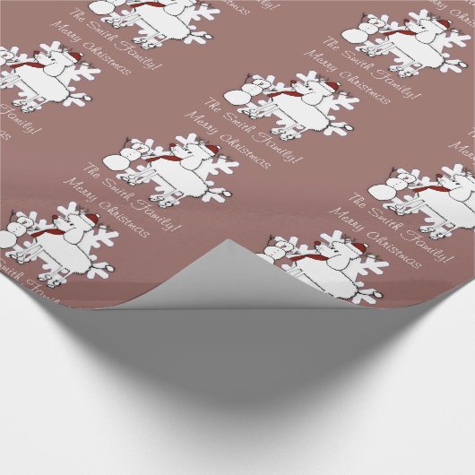 Weihnachtsverpackung Geschenkpapier (Ecke)