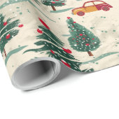 Weihnachtsverpackung Geschenkpapier (Rolleneckpunkt)