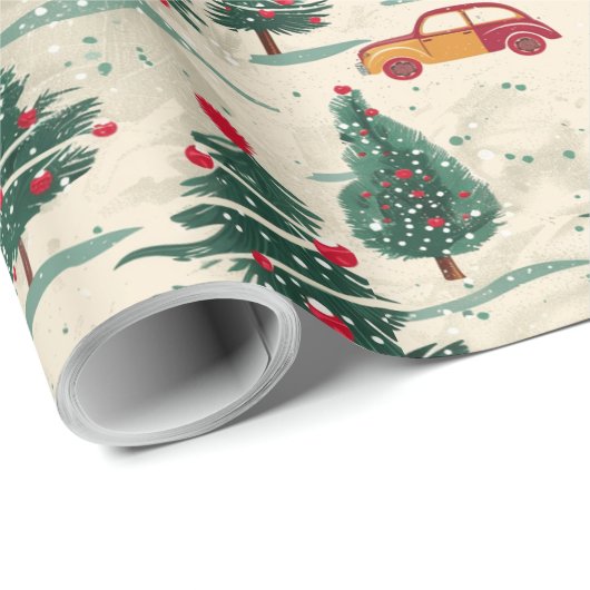 Weihnachtsverpackung Geschenkpapier (Rolleneckpunkt)