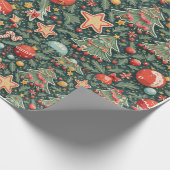 Weihnachtsverpackung Geschenkpapier (Ecke)