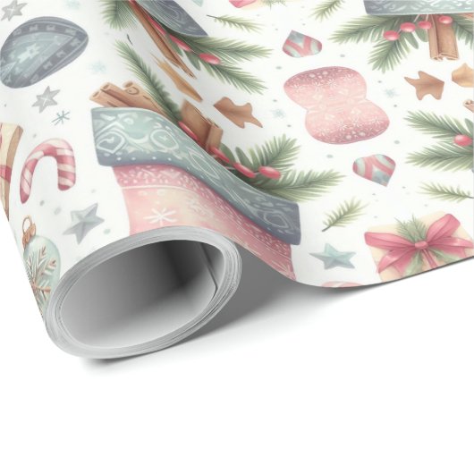 Weihnachtsverpackung Geschenkpapier (Rolleneckpunkt)