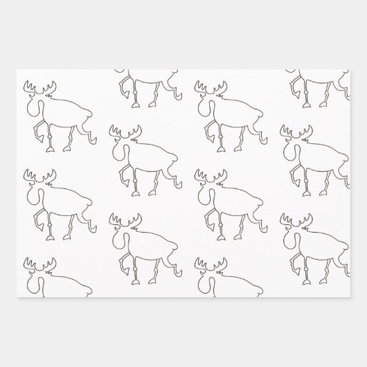 Weihnachtsverpackung Geschenkpapier Set (Vorderseite 2)