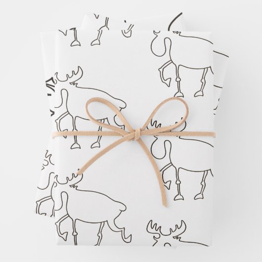 Weihnachtsverpackung Geschenkpapier Set (Beispiel)