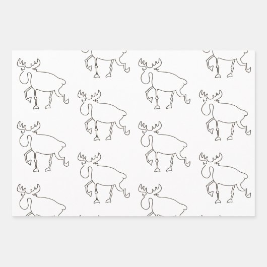 Weihnachtsverpackung Geschenkpapier Set (Vorderseite)