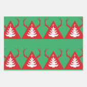 Weihnachtsverpackung Geschenkpapier Set (Vorderseite 2)