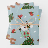 Weihnachtsverpackung Geschenkpapier Set (Beispiel)