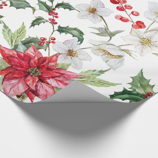 Weihnachtsverpackung (weiß) geschenkpapier (Ecke)