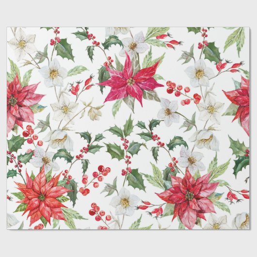 Weihnachtsverpackung (weiß) geschenkpapier (Flach)