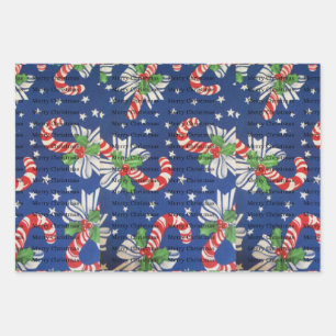 Weihnachtsverpackungen Geschenkpapier Set