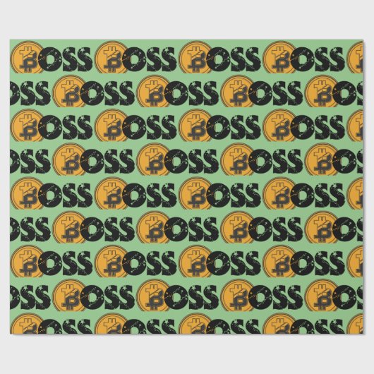 Weihnachtsverpackungspapier für Händler, Bitcoin-P Geschenkpapier (Flach)