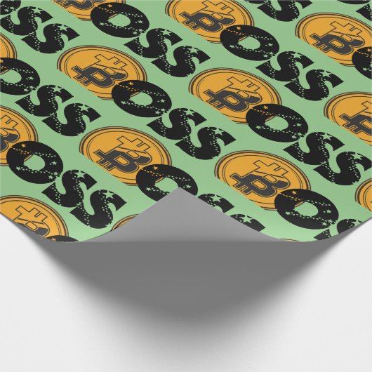 Weihnachtsverpackungspapier für Händler, Bitcoin-P Geschenkpapier (Ecke)