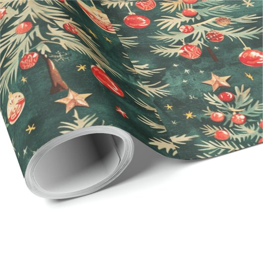 Weihnachtsverpackungspapier Geschenkpapier (Rolleneckpunkt)