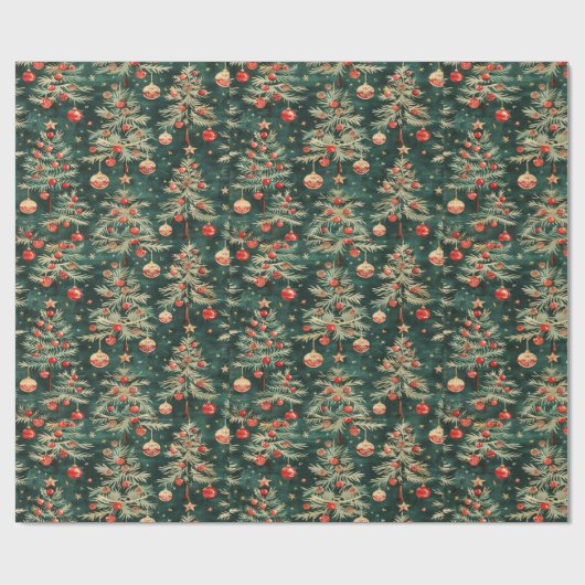 Weihnachtsverpackungspapier Geschenkpapier (Flach)