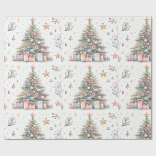 Weihnachtsverpackungspapier Geschenkpapier (Flach)