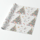 Weihnachtsverpackungspapier Geschenkpapier (Ungerollt)