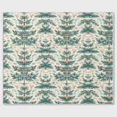 Weihnachtsverpackungspapier zum Thema Foliage Geschenkpapier (Flach)